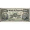 Image 1 : The Bank of Montreal 1912 $20 041400, CH-505-52-06 F-12.