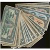 Image 1 : 1937 $1 BC-21b(36), BC-21c(15), $2 BC-22c, $5(1) & $10 BC-23b(2), BC-23c.  Nice lot of Good to VF is