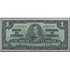 Image 1 : 1937 $1 BC-21b #JA0687080, PMG AU55.  Very scarce narrow panel with prefix J/A.