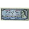 Image 1 : 1954 $5 BC-39aA #*AC0011843, CCCS UNC65.
