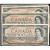 Image 1 : 1954 $100 BC-43 Lot;  includes 10 pcs F to VF.