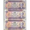 Image 1 : 1971 $10 BC-49aA #*DB2888004, 2833666 & 2831648.  Lot of 3 notes VF to AU.
