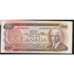 1975 $100 BC-52 Lot;  includes 7 pcs VF to EF.