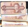 Image 1 : 1986 $2 BC-55 Lot;  includes 163 notes VG to AU.