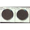 Image 1 : Tokens, NS-1E2 & NS-2B2.  Lot of 2 EF-40 NS Thistle issue tokens.