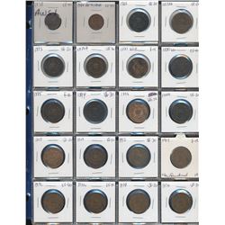 Nfld Lot;  includes 1¢, 1865, 1872H, 1873, 1876H, 1880 RO ED, 1880 RO LD, 1885, 1894, 1896, 1904H, 1