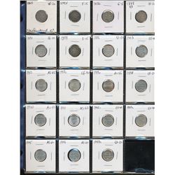 Nfld Lot;  includes 10¢ 1865, 1872H, 1876, 1888, 1890, 1894, 1896, 1903, 1912, 1917c, 1919c, 1938, 1