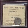 Image 1 : Nfld 1873 10¢ ICCS VF20.