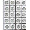 Image 1 : 1957 50¢ BU Partial Roll Lot;  includes 20 pieces all in 2x2's full white MS63 to MS65.  A nice lot 