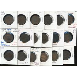 1859 1¢ to 1901 Lot;  includes 1859 N9(2), 1859 DP#2, 1876H(2), 1881H, 1882H(6), 1884, 1887(2), 1888