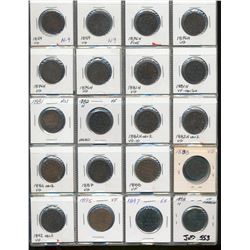 1859 1¢ to 1931 Lot;  includes 1859 N9(2), 1876H(4), 1881H(3), 1882H(3), 1886, 1887, 1888(2), 1892, 