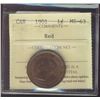 Image 1 : 1901 1¢ ICCS MS63RD.