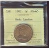 Image 1 : 1902 1¢ ICCS MS65RD.  Gem issue Full red.