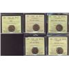 Image 1 : 1920 1¢ Sml, 1928, 1932, 1934 & 1936 all ICCS MS63RB.  Nice lo of 5 pcs.