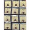Image 1 : 1991 1¢, 1994(2), 1995(2), 2006P(18) all ICCS MS64RD & 2006P MS63RD(4).  Lot of 27 coins all ICCS gr