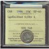 Image 1 : 1886 10¢ LgeKnb 6; Obv 4 ICCS EF40.