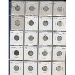 1902 10¢ to 2014 Partial Date Set;  includes 1902, 1903, 1903H, 1906, 1907, 1908, 1909 Vic, 1909 BL,