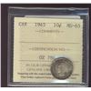 Image 1 : 1945 10¢ ICCS MS65.  Deep gold tint.