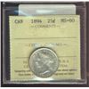 Image 1 : 1894 25¢ ICCS MS60.  Strong lustrous issue.