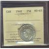 Image 1 : 1948 25¢ ICCS MS65.  Scarce in gem.