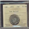 Image 1 : 1951 25¢ LR ICCS ICCS PL64.  Hint of gold tones.