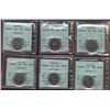 Image 1 : 1975 25¢, 1977, 1978 Sml(4) CCCS MS65.  Lot of 6 coins.