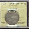 Image 1 : 1871H 50¢ ICCS EF40.  Designated cleaned.