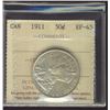 Image 1 : 1911 50¢ ICCS EF45.  Brilliant