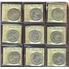 Image 1 : 1936 $1 ICCS MS64.  Lot of 9 coins.