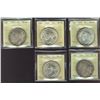 Image 1 : 1939 $1 ICCS MS64.  Lot of 5 coins.