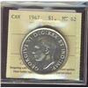 Image 1 : 1947 $1 Blt ICCS MS62.