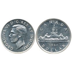 1947 $1 Blt 7 ICCS MS64.  Gem full lustre.