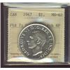 Image 1 : 1947 $1 Ptd 7 Quad HP ICCS MS62.