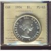Image 1 : 1954 $1 ICCS PL65 Heavy Cameo.