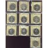 Image 1 : 1958 $1, 1959(4), 1960 PL65, SmBds Ptd(2), 1967 all PL65 & 1962 PL64.  Lot of 10 coins.  Some with C