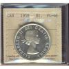 Image 1 : 1958 $1 ICCS PL66 Heavy Cameo.