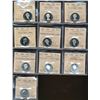 Image 1 : RCM Lot;  includes Proof 25¢ 1986, 1987, 1991(2), 1992, 1993, 1996, 1997 & 1998 all ICCS PF66/67 alo