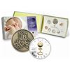 Image 1 : RCM Lot;  includes 2007 $1 Baby Sterling Silver Coin Set -Gold Plated Baby Rattle Dollar.  Comes in 
