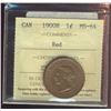 Image 1 : 1900H 1¢ ICCS MS64RD.