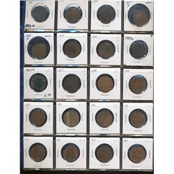 1902 1¢ to 1920 Lot;  includes 1902, 1903, 1905, 1905(3), 1906, 1907, 1907H(2), 1908(2), 1909, 1910(
