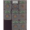 Image 1 : 1937 1¢(2), 1938 & 1939(5) all MS64 RD & RB.  Lot of 8 coins graded PCGS or ICG.  Nice lot.