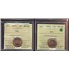 Image 1 : 1978 1¢ & 1979 ICCS MS66RD. Lot of 2 coins.