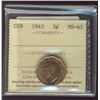 Image 1 : 1943 5¢ ICCS MS65.