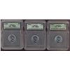Image 1 : 1944 5¢ ICG MS65.  Lot of 3 coins.