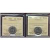 Image 1 : 1961 5¢ & 1963 ICCS MS65.  Lot of 2 coins.
