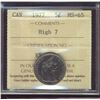 Image 1 : 1977 5¢ High ICCS MS65.