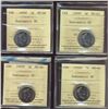 Image 1 : 1999P 5¢ ICCS MS66 NBU.  Lot of 4 coins
