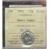 Image 1 : 1954 10¢ ICCS PL66 Heavy Cameo.