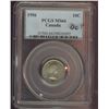Image 1 : 1956 10¢ PCGS MS65.  Dot issue but not designated on holder.