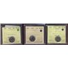 Image 1 : 1973 10¢, 1995 & 1999 ICCS MS66.  Lot of 7 coins.